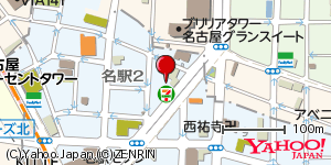 愛知県名古屋市中村区名駅 付近 : 35174755,136884895