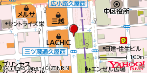 愛知県名古屋市中区栄 付近 : 35167522,136908382