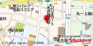 愛知県名古屋市西区名駅 付近 : 35176488,136884516