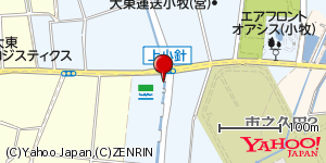 愛知県小牧市小針 付近 : 35270158,136913724