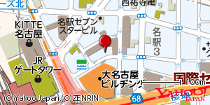 愛知県名古屋市中村区名駅 付近 : 35172775,136884753