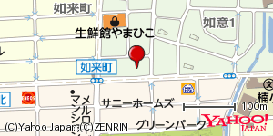 愛知県名古屋市北区如意 付近 : 35232928,136916961