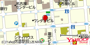 愛知県名古屋市中区錦 付近 : 35171587,136901303