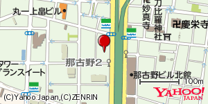 愛知県名古屋市西区那古野 付近 : 35175988,136889405