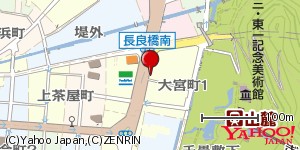 岐阜県岐阜市大宮町 付近 : 35435330,136773060