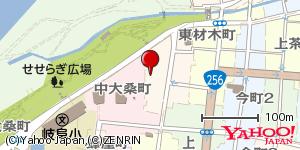 岐阜県岐阜市西材木町 付近 : 35434418,136767969