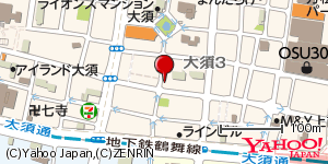 愛知県名古屋市中区大須 付近 : 35158652,136902590