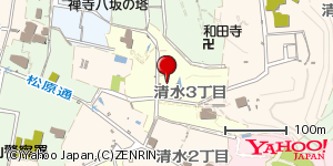 京都府京都市東山区清水３丁目 付近 : 34997190,135781214