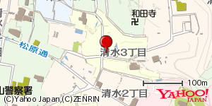 京都府京都市東山区清水３丁目 付近 : 34997035,135781155