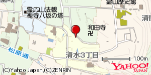 京都府京都市東山区清水３丁目 付近 : 34997661,135781400