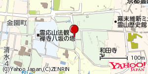 京都府京都市東山区桝屋町 付近 : 34998494,135780823