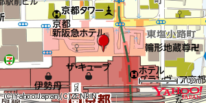 京都府京都市下京区東塩小路町 付近 : 34986497,135759279