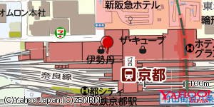 京都府京都市下京区東塩小路町 付近 : 34985772,135757745