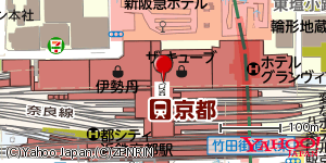 京都府京都市下京区東塩小路町 付近 : 34985704,135758454