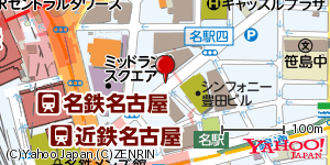 愛知県名古屋市中村区名駅 付近 : 35169997,136886338