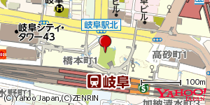 岐阜県岐阜市橋本町 付近 : 35410239,136756851