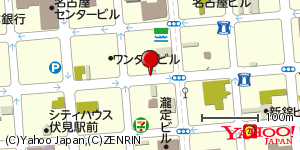 愛知県名古屋市中区錦 付近 : 35171406,136901295