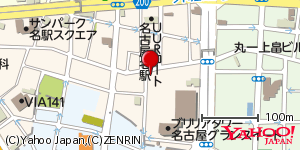 愛知県名古屋市西区名駅 付近 : 35176540,136884777