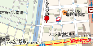 愛知県名古屋市中区丸の内 付近 : 35173883,136893695 愛知県名古屋市中区丸の内 付近 : 35173883,136893695