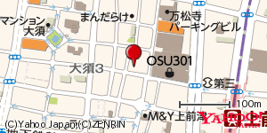 愛知県名古屋市中区大須 付近 : 35158998,136904537