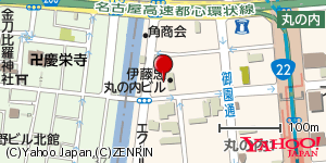 愛知県名古屋市中区丸の内 付近 : 35176341,136894149