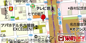 愛知県名古屋市中区錦 付近 : 35171604,136907622