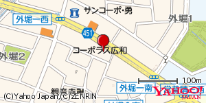 愛知県小牧市外堀 付近 : 35280316,136912181