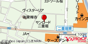 愛知県小牧市大字二重堀 付近 : 35292000,136940051