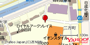 愛知県名古屋市西区二方町 付近 : 35226546,136883574