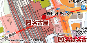 愛知県名古屋市中村区名駅 付近 : 35170784,136882770