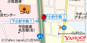 愛知県小牧市外堀 付近 : 35274627,136907180