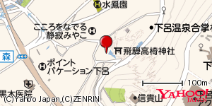 岐阜県下呂市森 付近 : 35808112,137249140