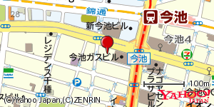 愛知県名古屋市千種区今池 付近 : 35169026,136936023