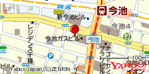 愛知県名古屋市千種区今池 付近 : 35169000,136936155