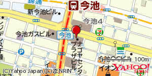 愛知県名古屋市千種区今池 付近 : 35168794,136937442