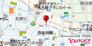 愛知県名古屋市西区名駅 付近 : 35174602,136885822