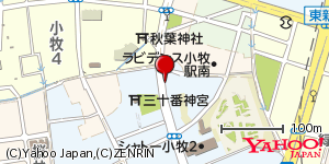 愛知県小牧市大字北外山 付近 : 35285050,136924190