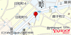 愛知県名古屋市千種区猫洞通 付近 : 35167616,136968798