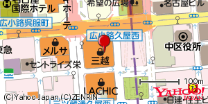 愛知県名古屋市中区栄 付近 : 35168289,136907835