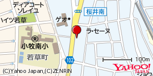 愛知県小牧市大字北外山 付近 : 35279928,136925547