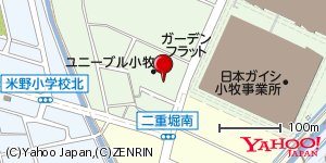 愛知県小牧市大字二重堀 付近 : 35287346,136938936