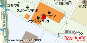 愛知県小牧市堀の内 付近 : 35286190,136908926