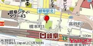 岐阜県岐阜市橋本町 付近 : 35410232,136756782