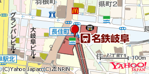 岐阜県岐阜市神田町 付近 : 35411713,136759842