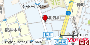 愛知県小牧市大字北外山 付近 : 35283088,136924916