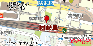 岐阜県岐阜市橋本町 付近 : 35409779,136756825