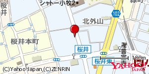 愛知県小牧市大字北外山 付近 : 35282814,136924791