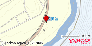 岐阜県郡上市美並町上田 付近 : 35608934,136943001