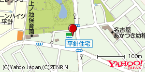 愛知県名古屋市天白区平針南 付近 : 35111370,137003283