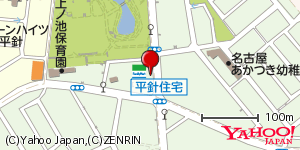 愛知県名古屋市天白区平針南 付近 : 35111302,137003373
